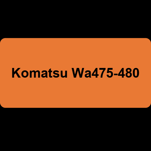 Komatsu Wa475-480